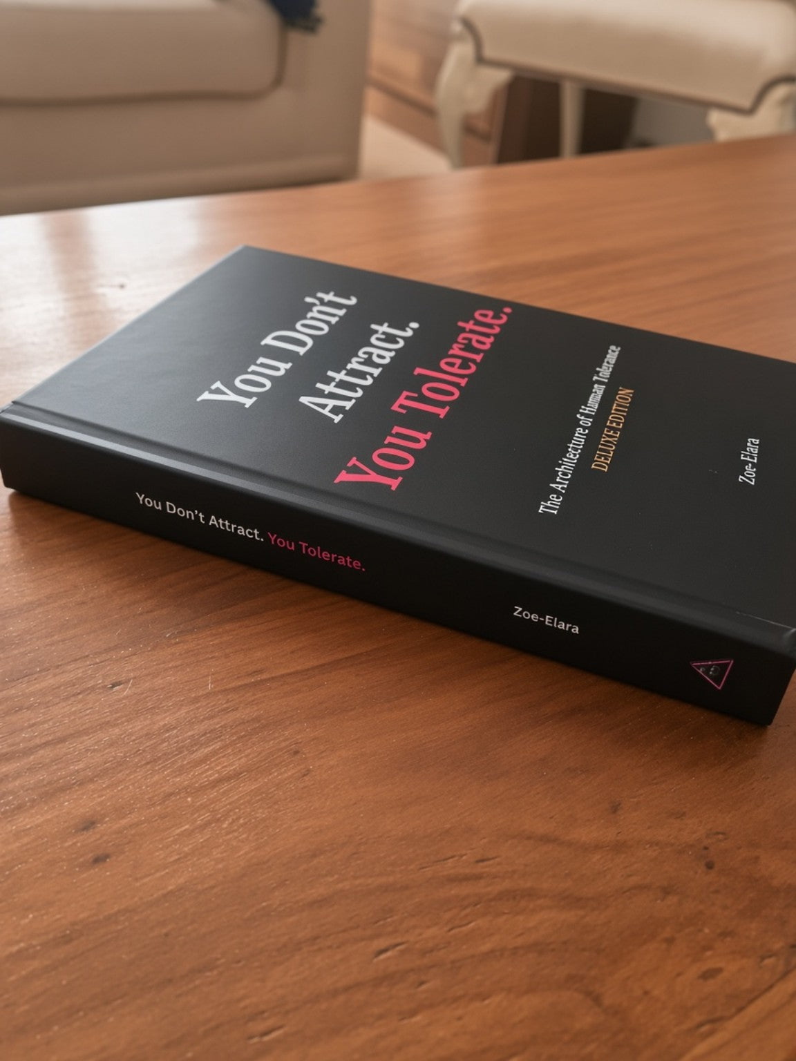 You Don’t Attract. You Tolerate. — Hardback First Edition